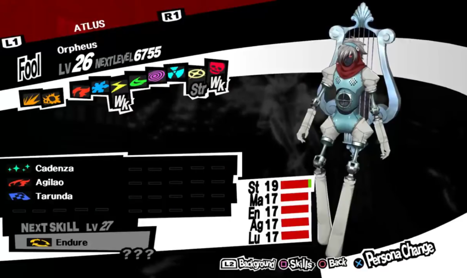Orpheus e la sua versione Picaro su Persona 5: Trailer inglese