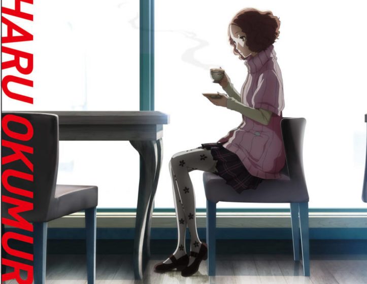 Haru Okumura compare nella #8 Key Visual di P5 the Animation