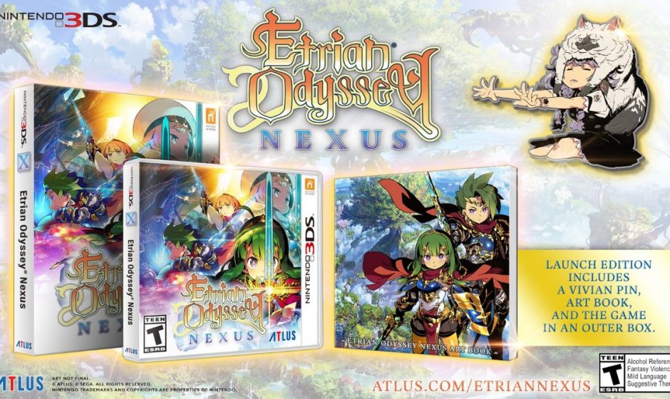 Etrian Odyssey Nexus, annunciati bonus della Lauch Edition