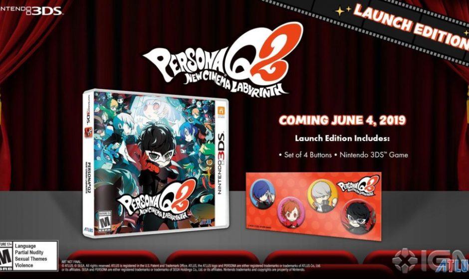 Persona Q2 ha una data d'uscita